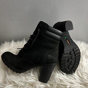 PLAYA 2024 GEAR!!! TIMBERLAND TILLSTON LACED UP DOUBLE CUFFED HEELED BOOTIES